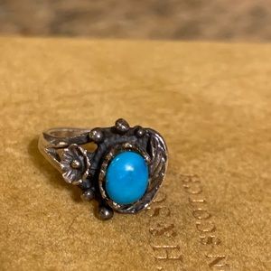 Vintage Turquoise/Sterling Silver Ring